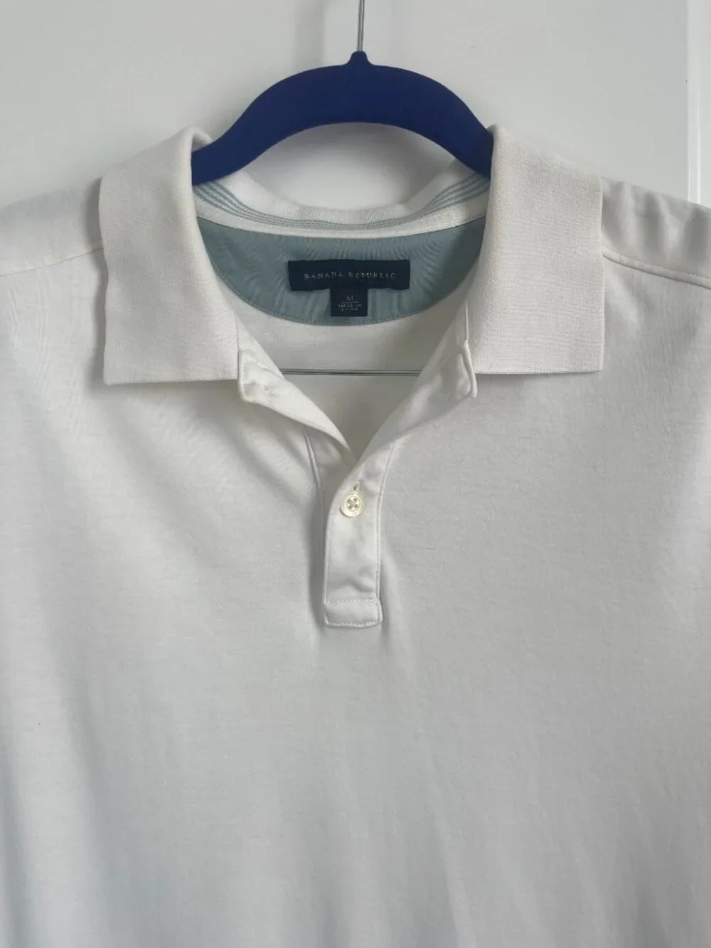 Banana Republic White Polo, size M